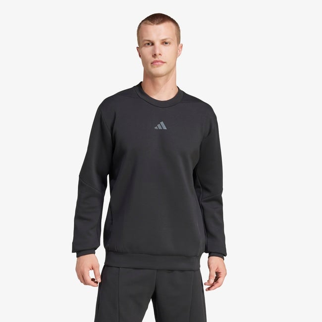  adidas Designed For Training Crew Erkek Siyah Sweatshirt