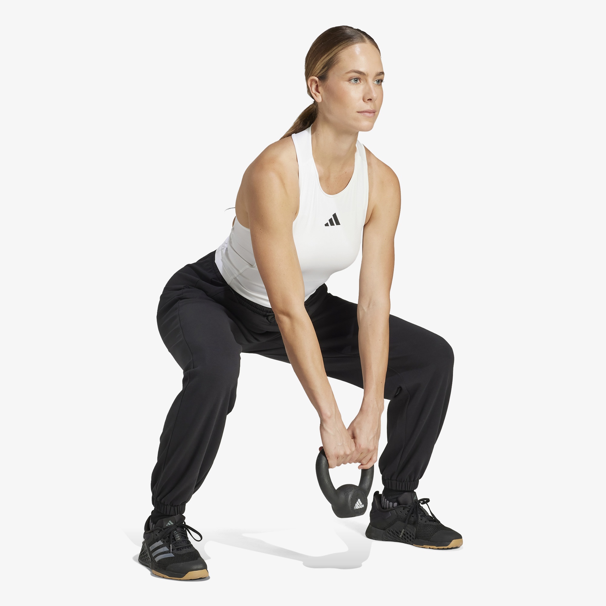 adidas Designed For Training Crew Kadın Siyah Antrenman Eşofman Altı