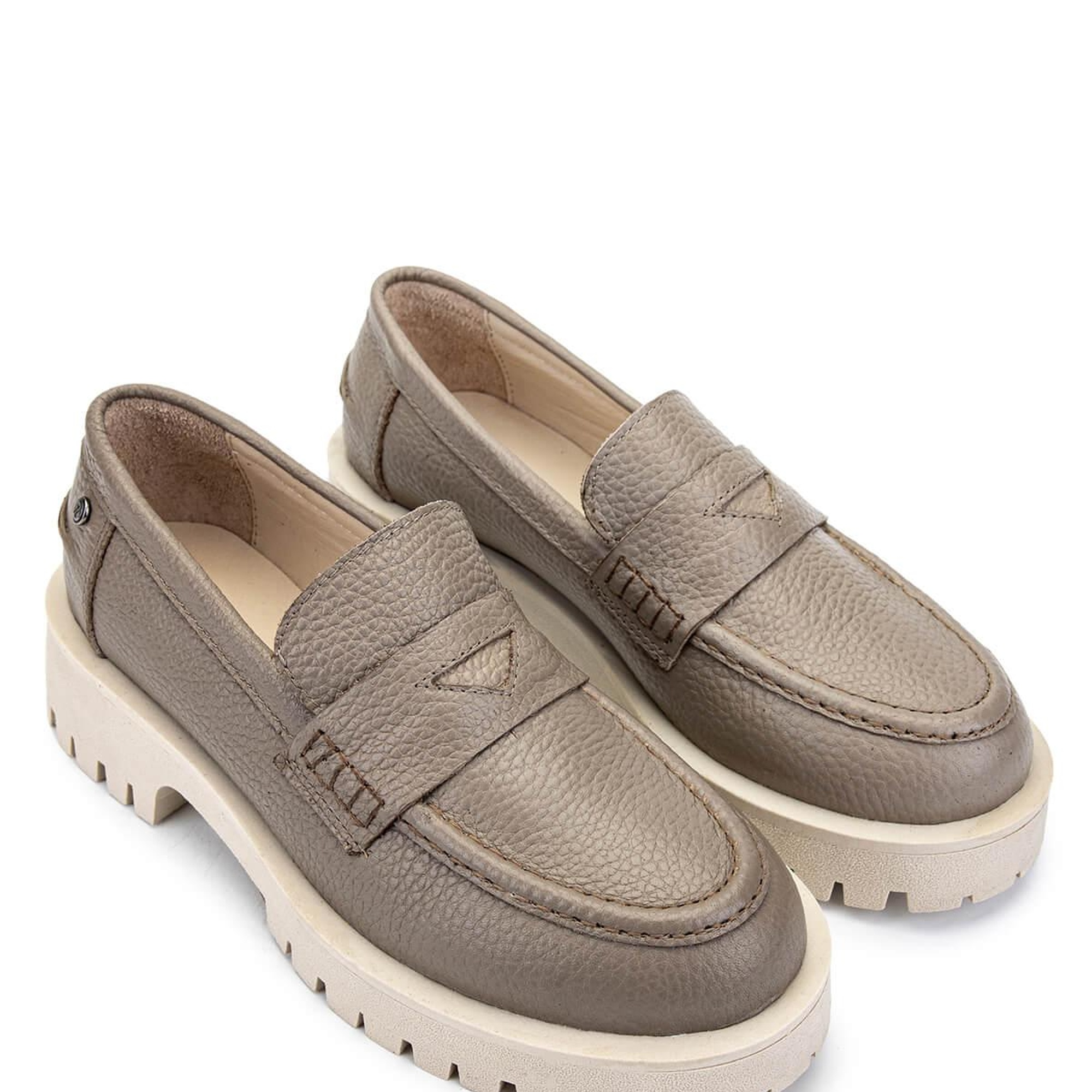 Tamer Tanca Kadın Hakiki Deri Vizon Floter Loafer Ayakkabı