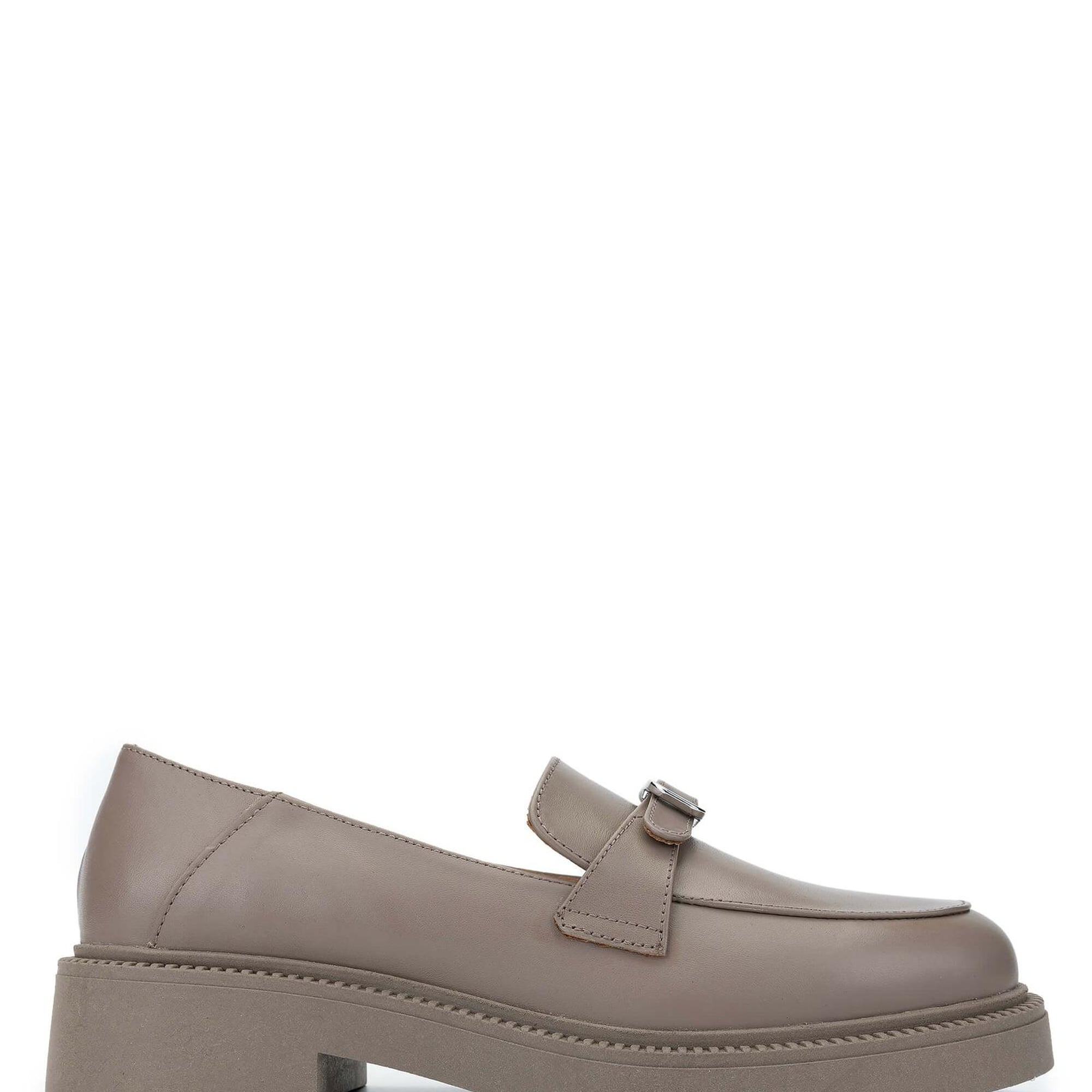 Tamer Tanca Kadın Hakiki Deri Vizon Loafer Ayakkabı