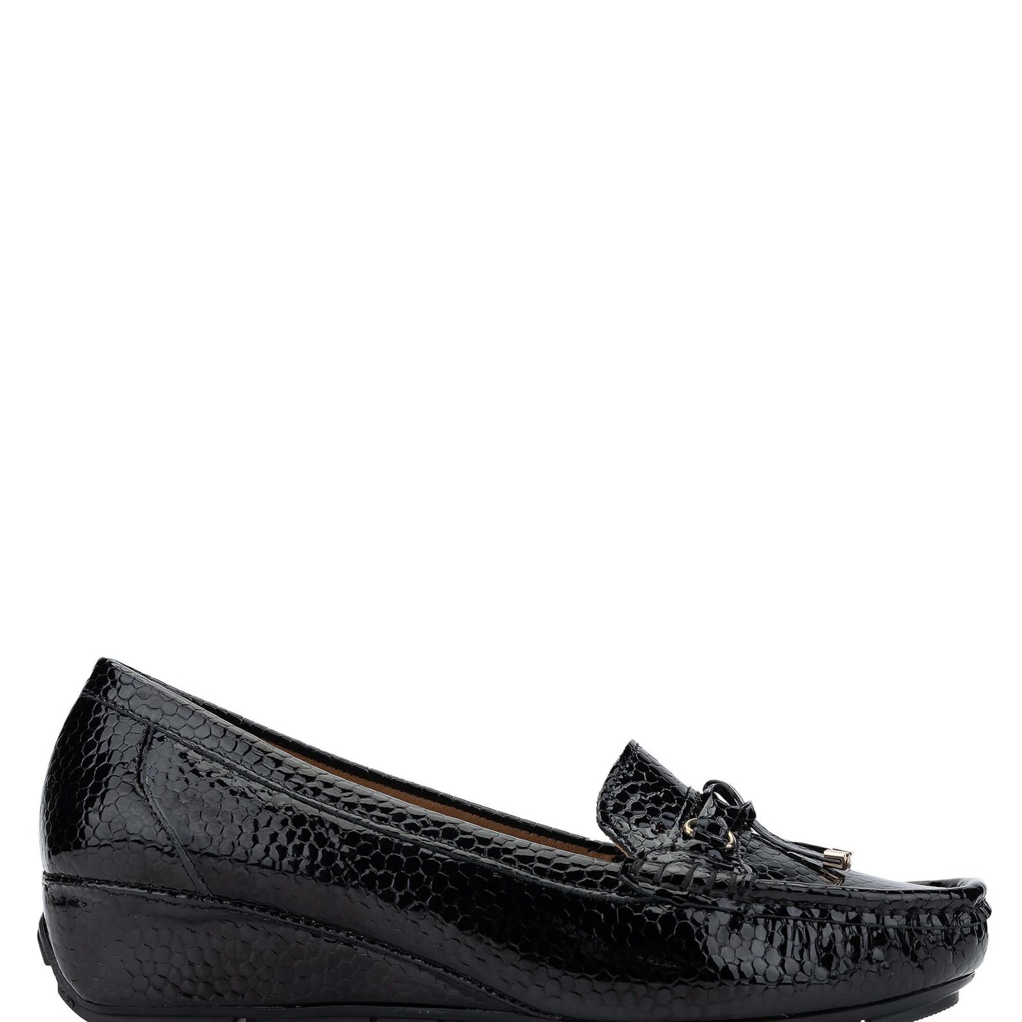 Tamer Tanca Kadın Hakiki Deri Siyah Loafer Ayakkabı