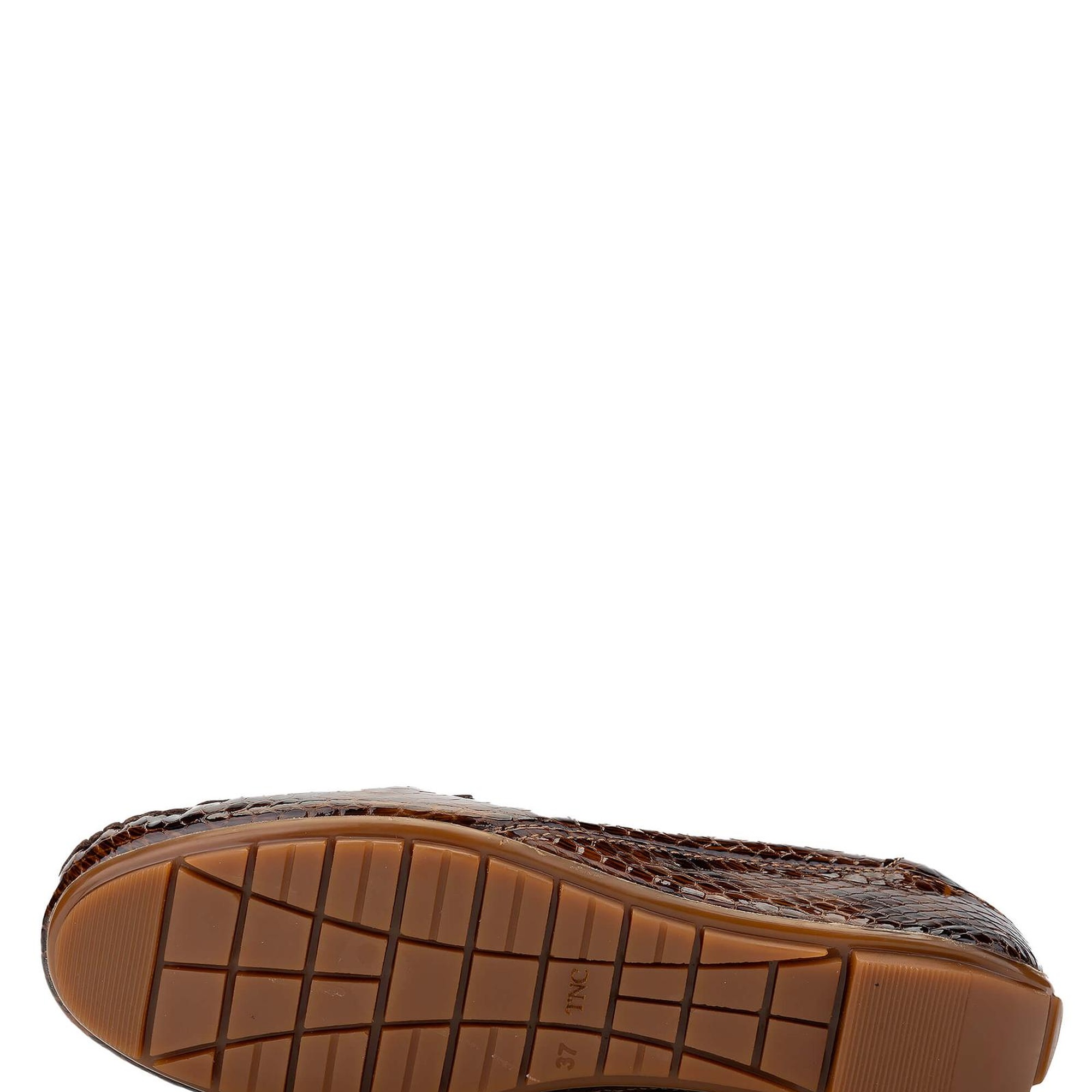 Tamer Tanca Kadın Hakiki Deri Taba Loafer Ayakkabı