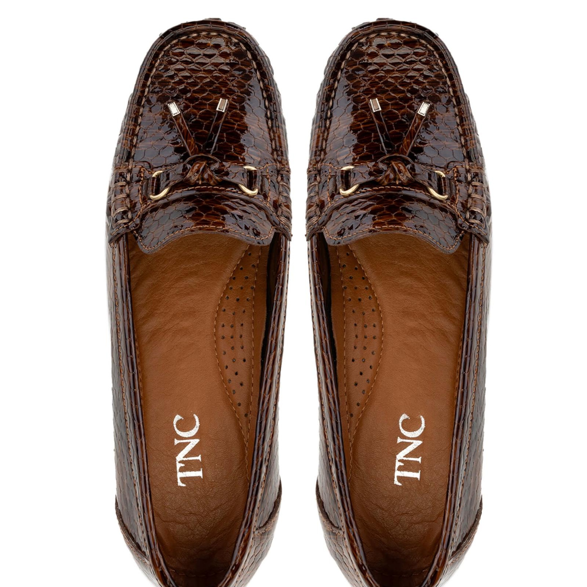 Tamer Tanca Kadın Hakiki Deri Taba Loafer Ayakkabı