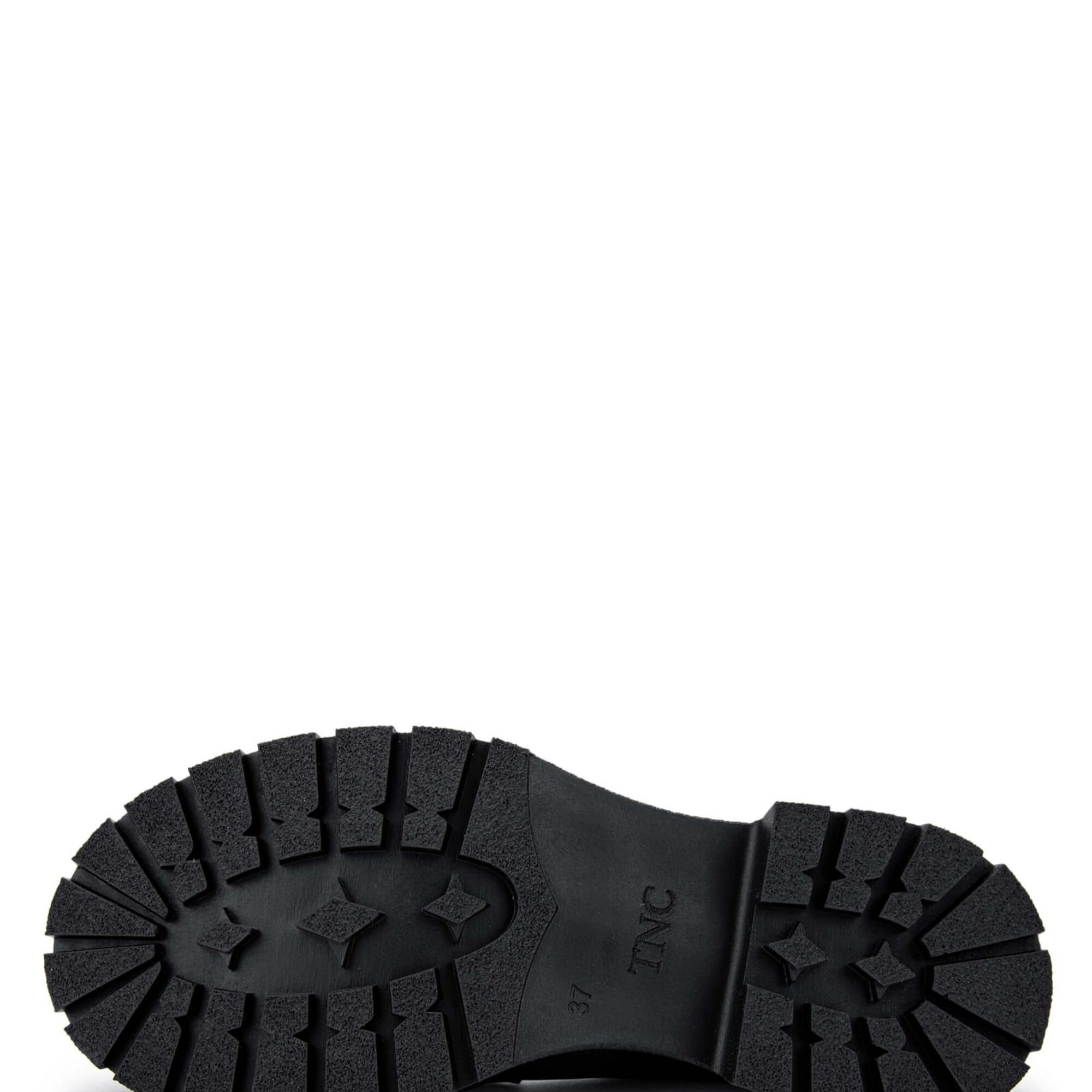 Tamer Tanca Kadın Hakiki Deri Siyah Deri Loafer Ayakkabı