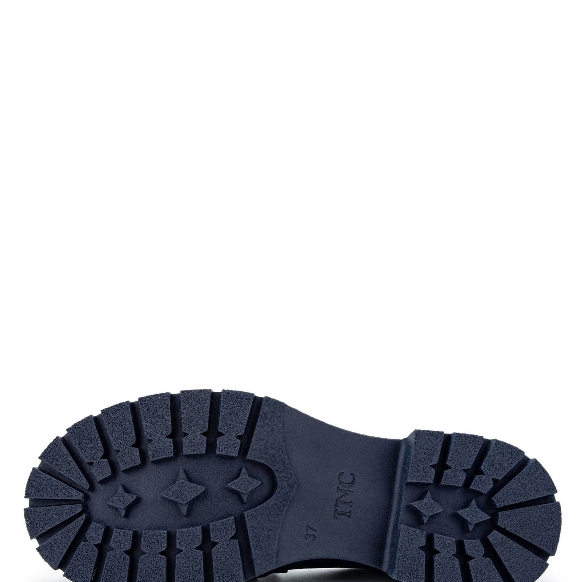 Tamer Tanca Kadın Hakiki Deri Lacivert Loafer Ayakkabı