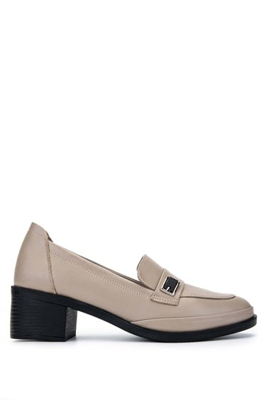  Tamer Tanca Kadın Hakiki Deri Vizon Makosen Ayakkabı