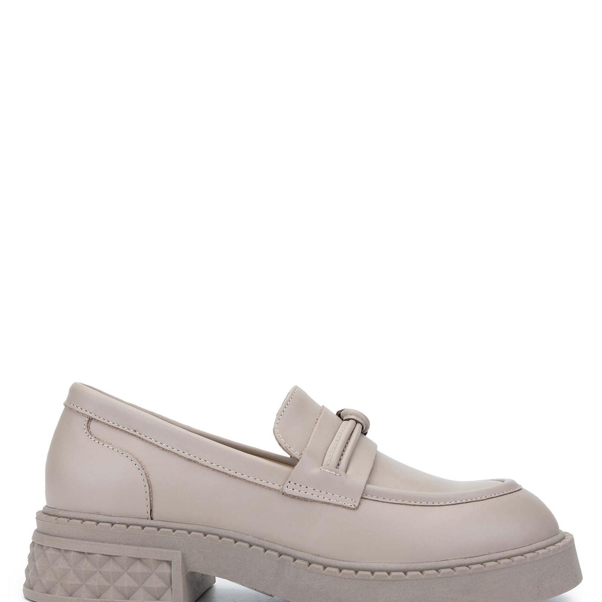 Tamer Tanca Kadın Hakiki Deri Vizon Loafer Ayakkabı