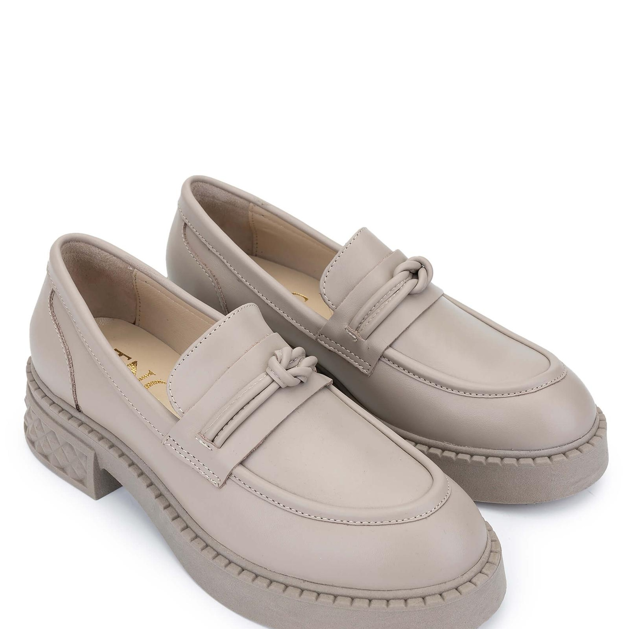 Tamer Tanca Kadın Hakiki Deri Vizon Loafer Ayakkabı