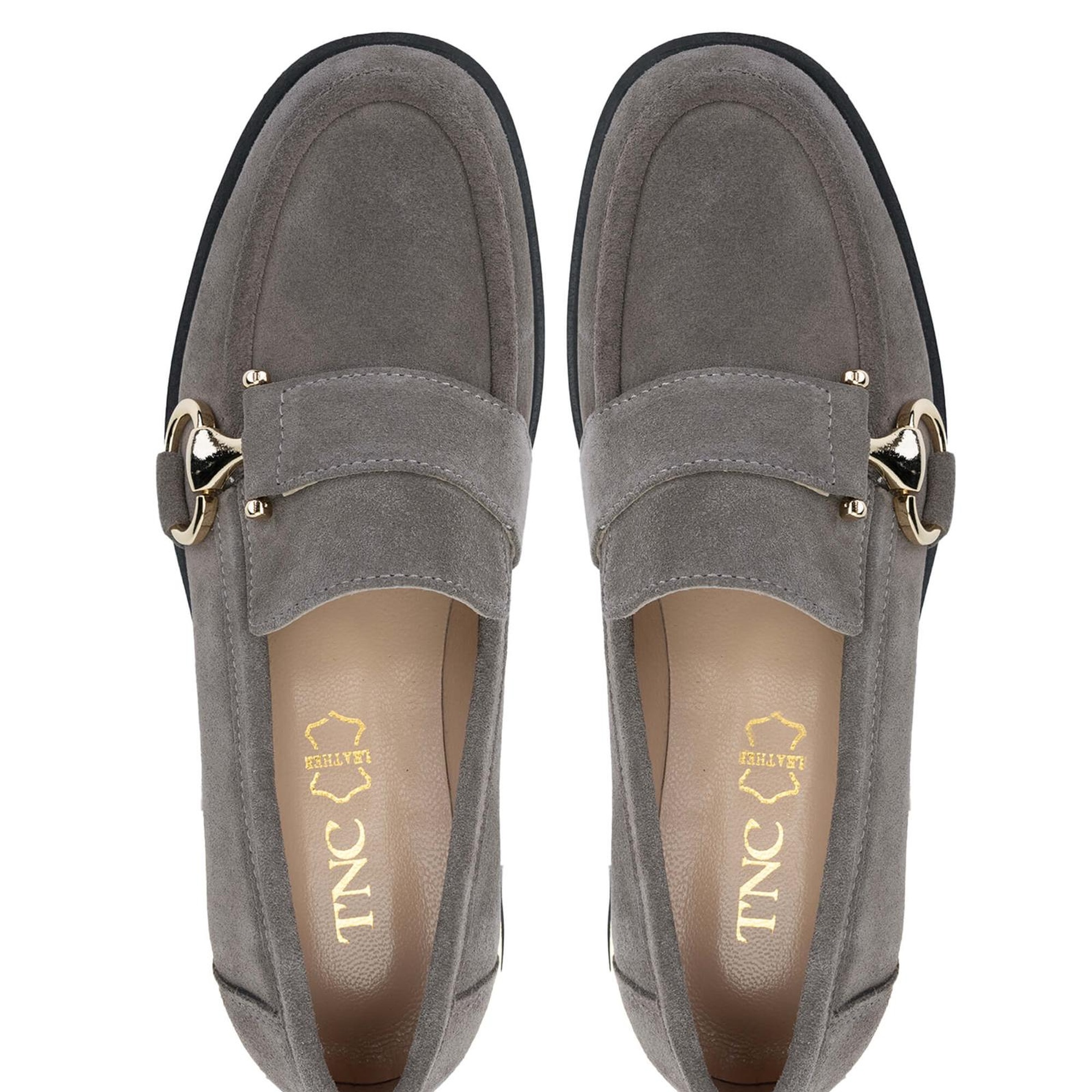 Tamer Tanca Kadın Hakiki Deri Vizon Süet Loafer Ayakkabı