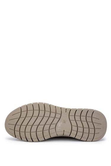  Tamer Tanca Kadın Hakiki Deri Bej Loafer Ayakkabı