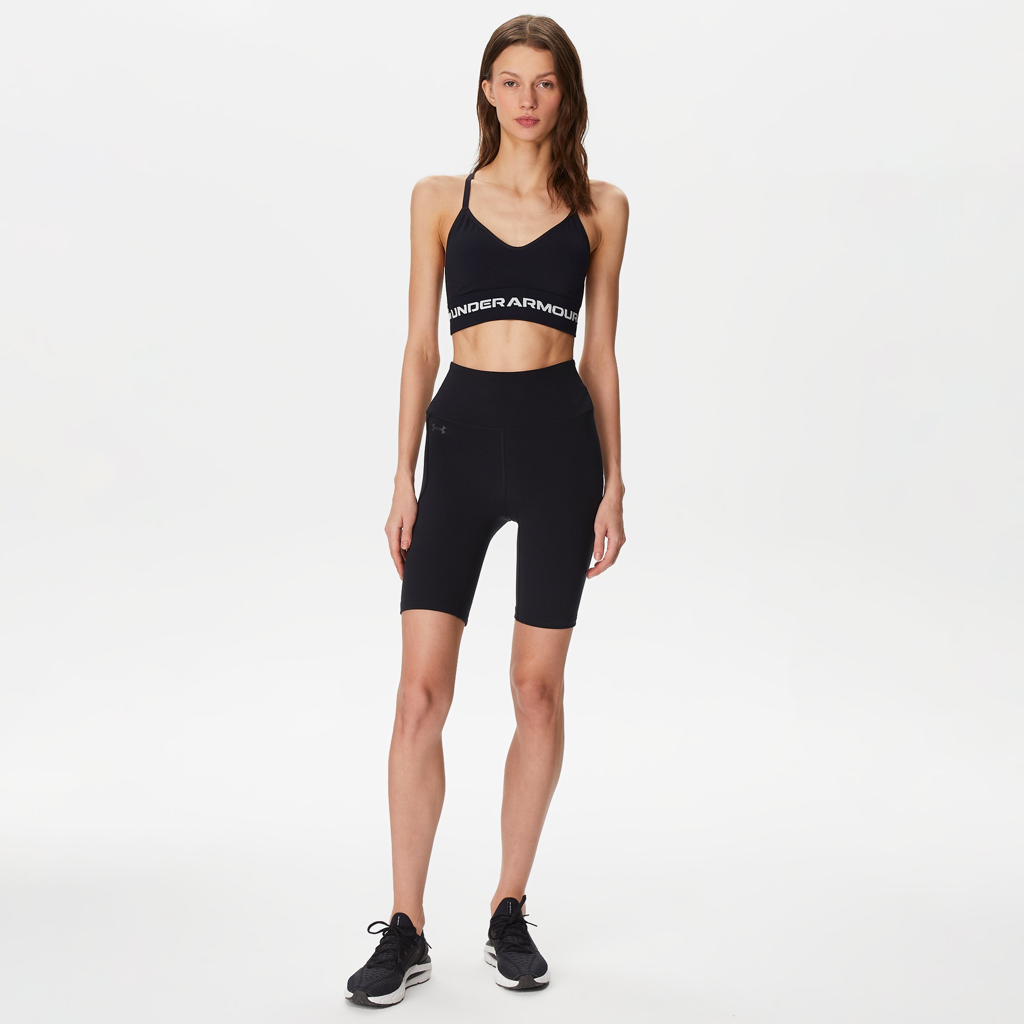 Under Armour Motion Kadın Siyah Bisiklet Şortu