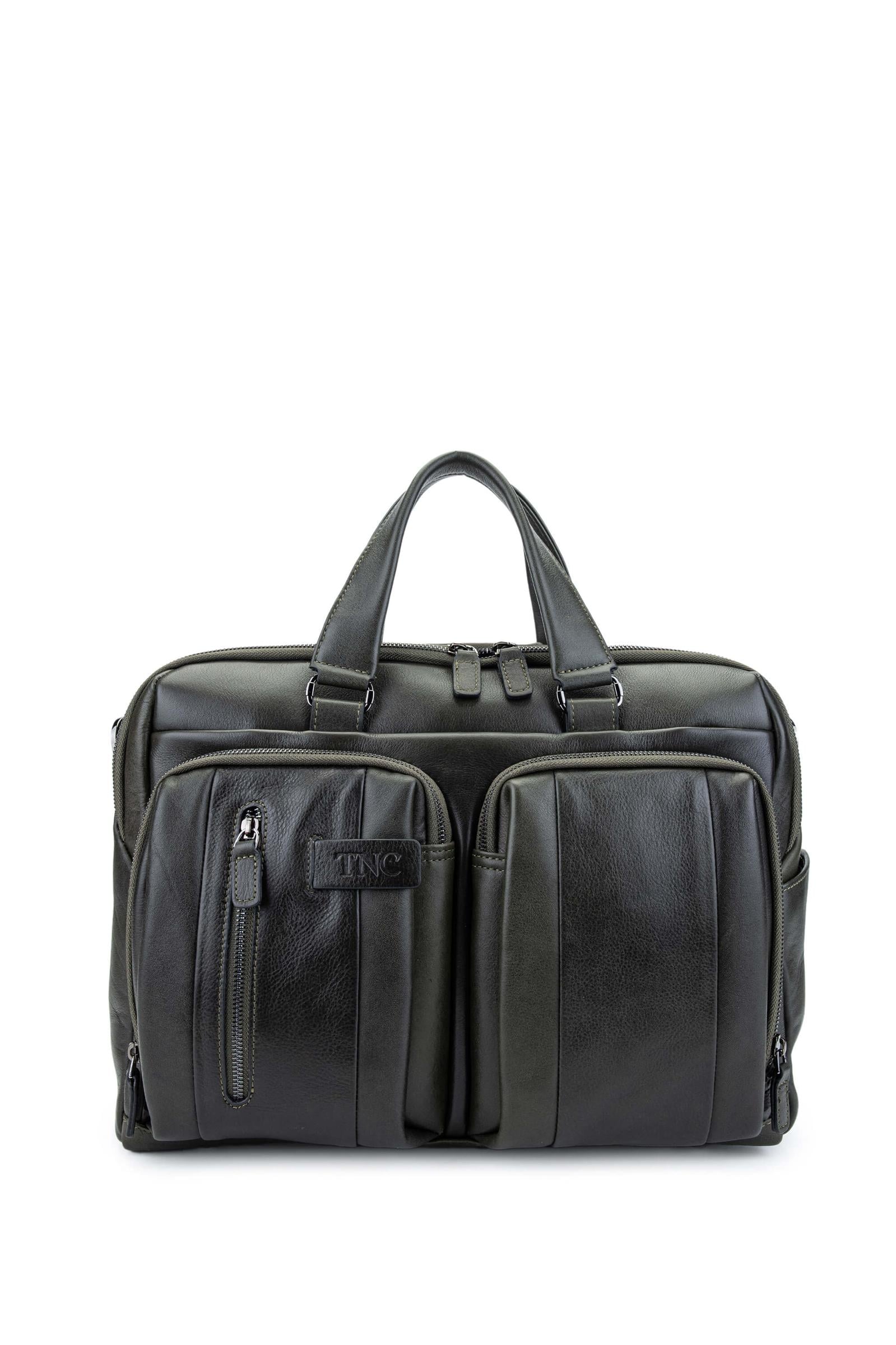  Tamer Tanca Erkek Hakiki Deri Evrak Çantası