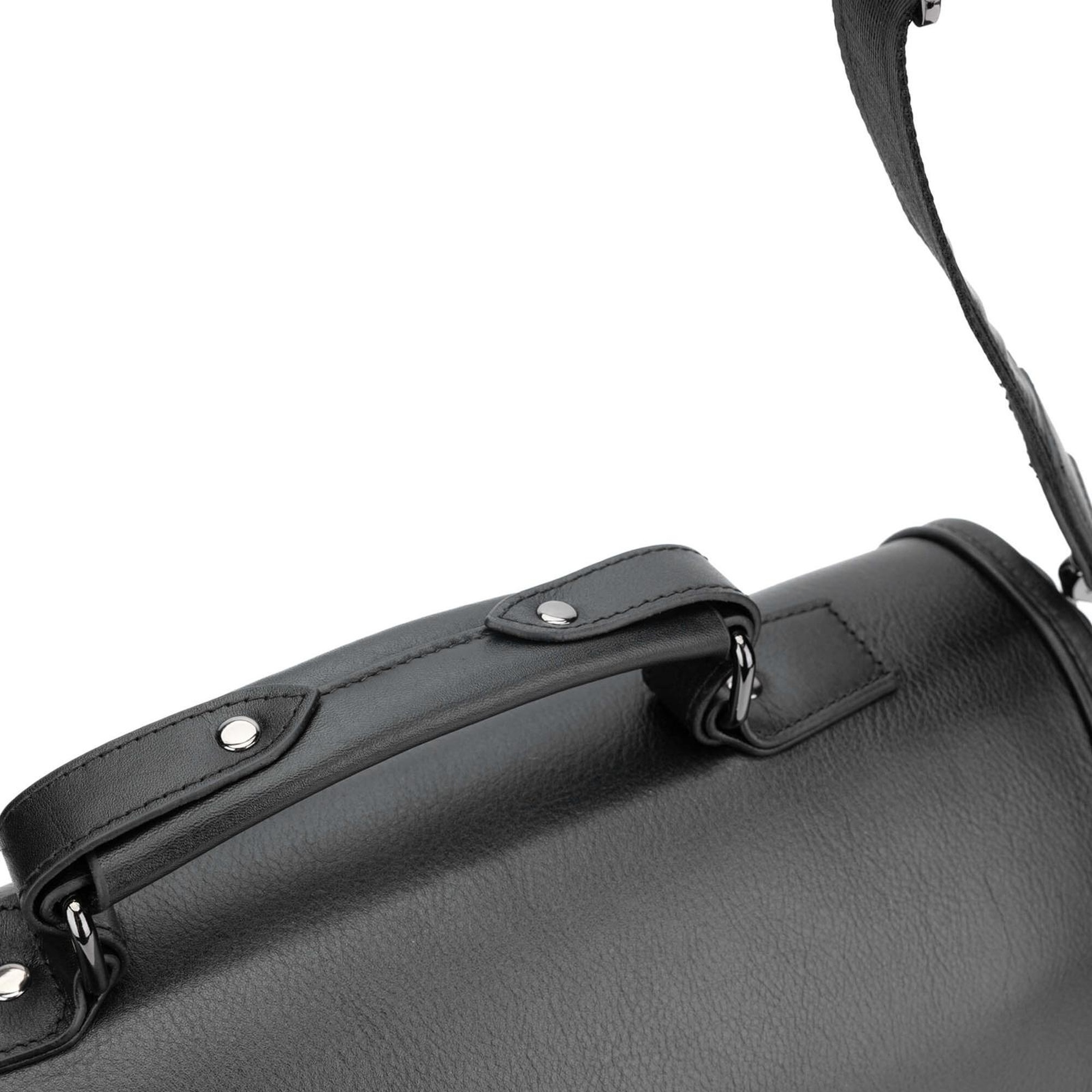 Tamer Tanca Erkek Hakiki Deri Siyah Evrak Çantası