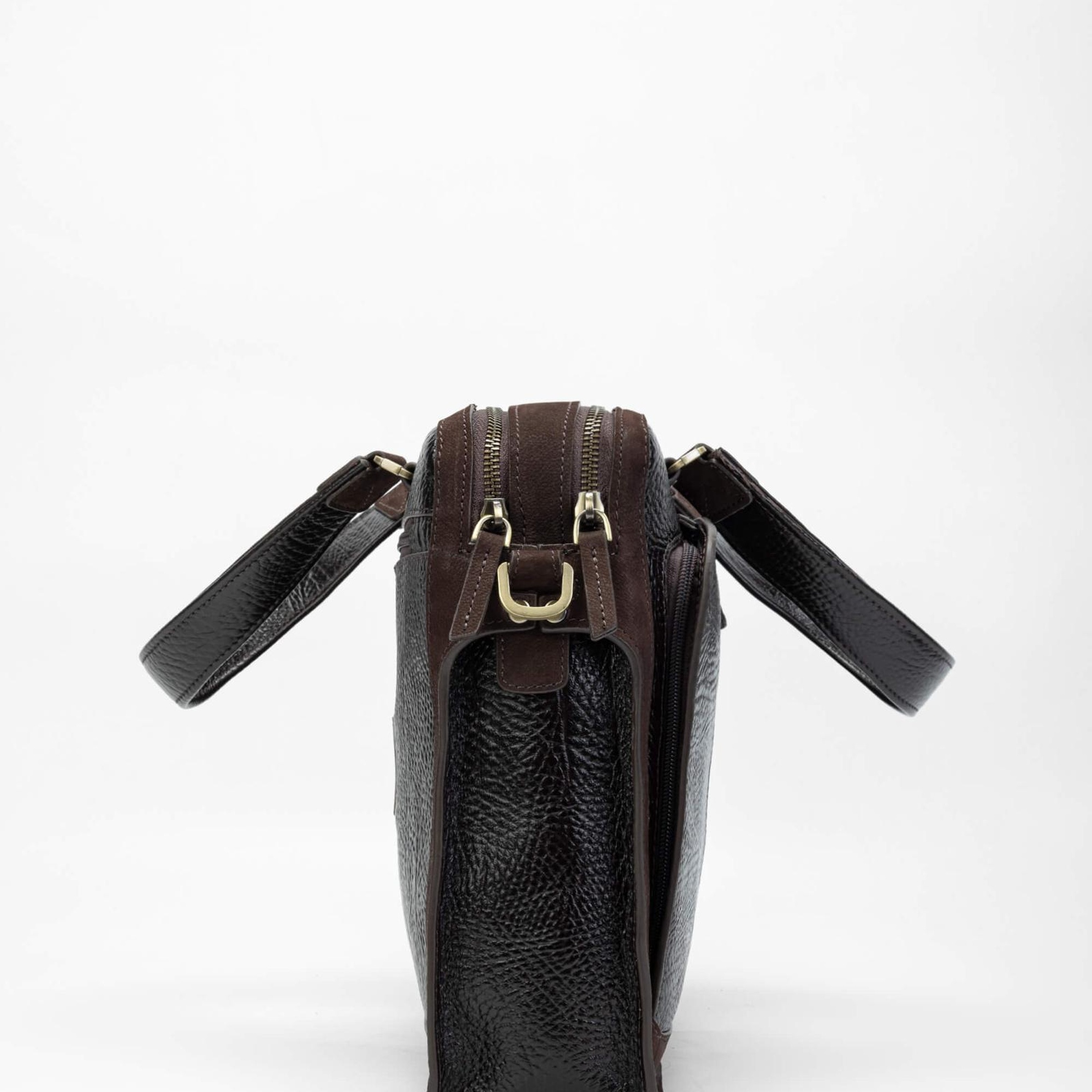 Tamer Tanca Erkek Hakiki Deri Kahverengi Evrak Çantası