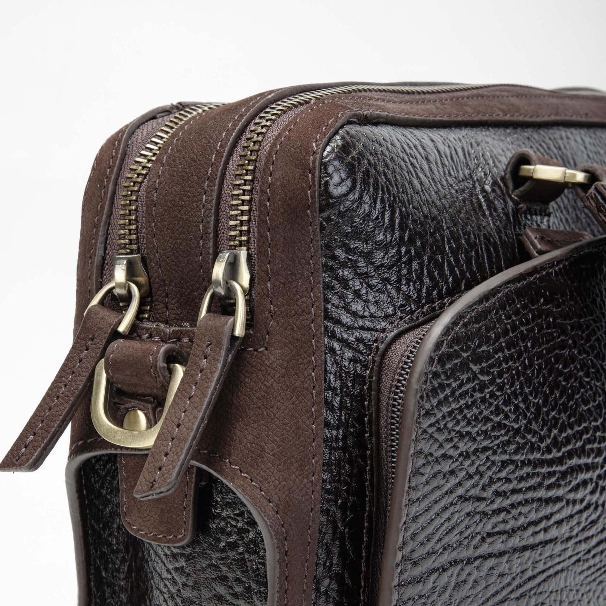 Tamer Tanca Erkek Hakiki Deri Kahverengi Evrak Çantası