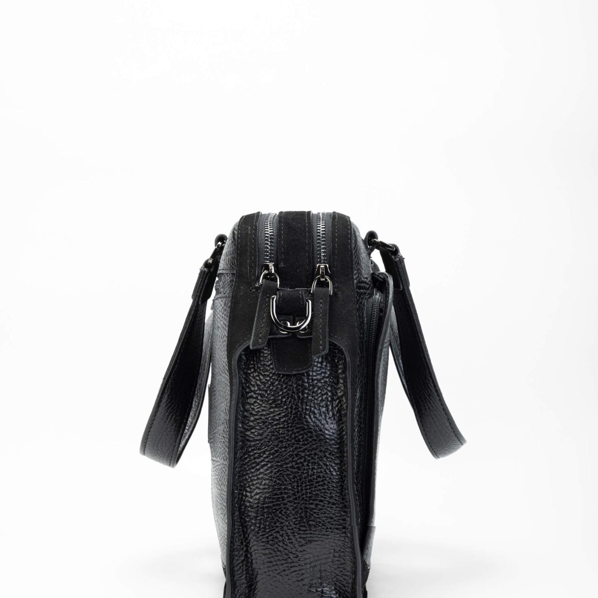 Tamer Tanca Erkek Hakiki Deri Siyah Evrak Çantası