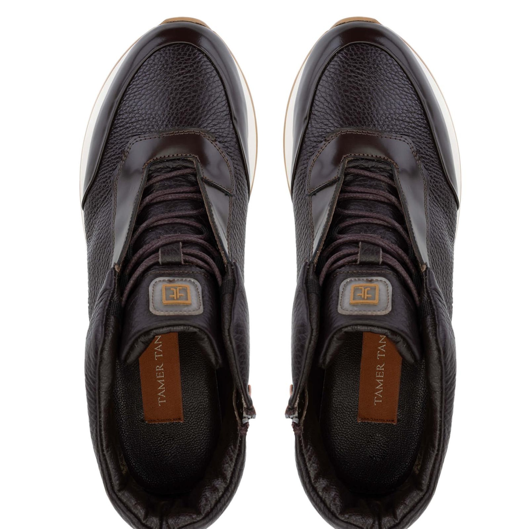 Tamer Tanca Erkek Hakiki Deri Kahverengi Bot Ayakkabı