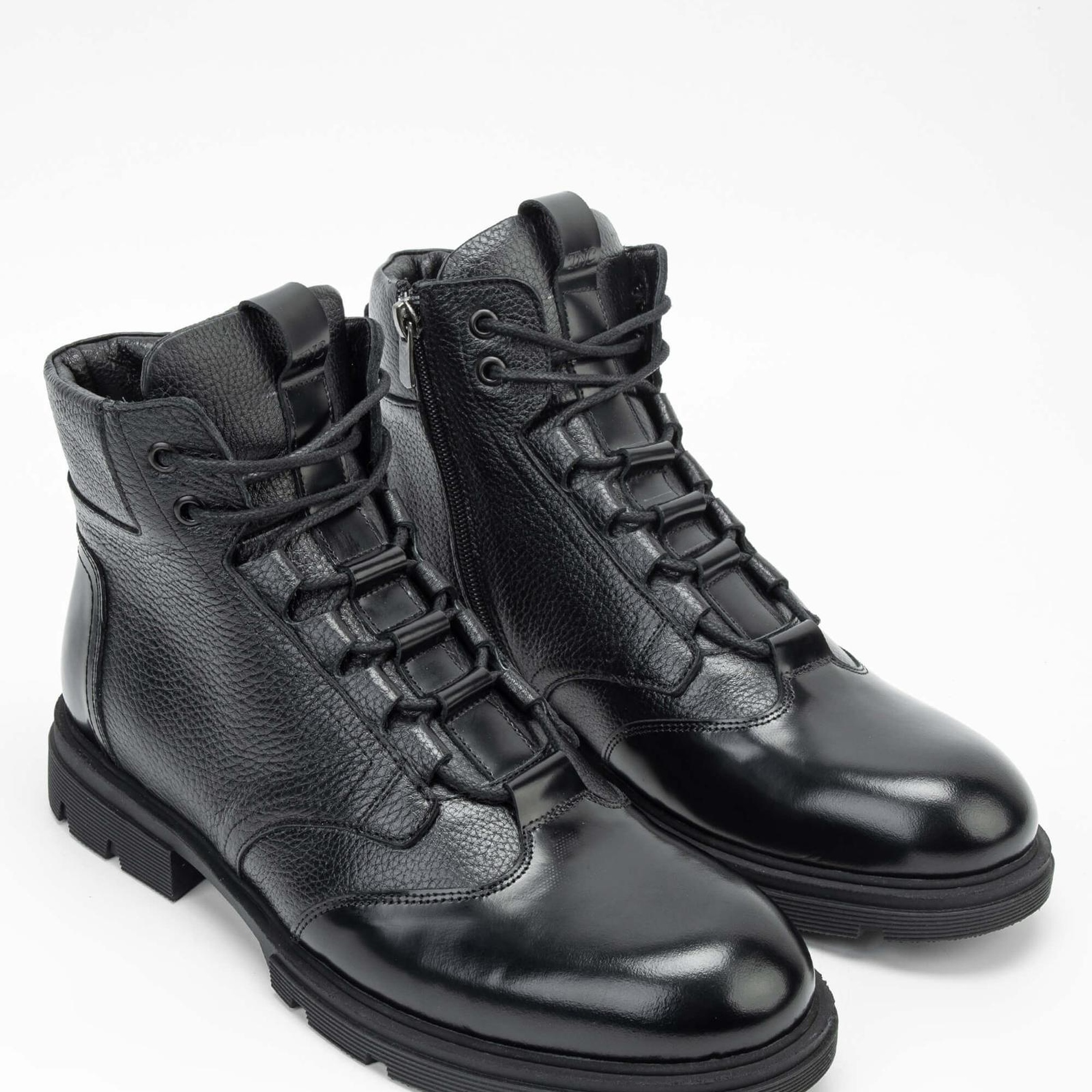 Tamer Tanca Erkek Hakiki Deri Siyah POSTAL Bot