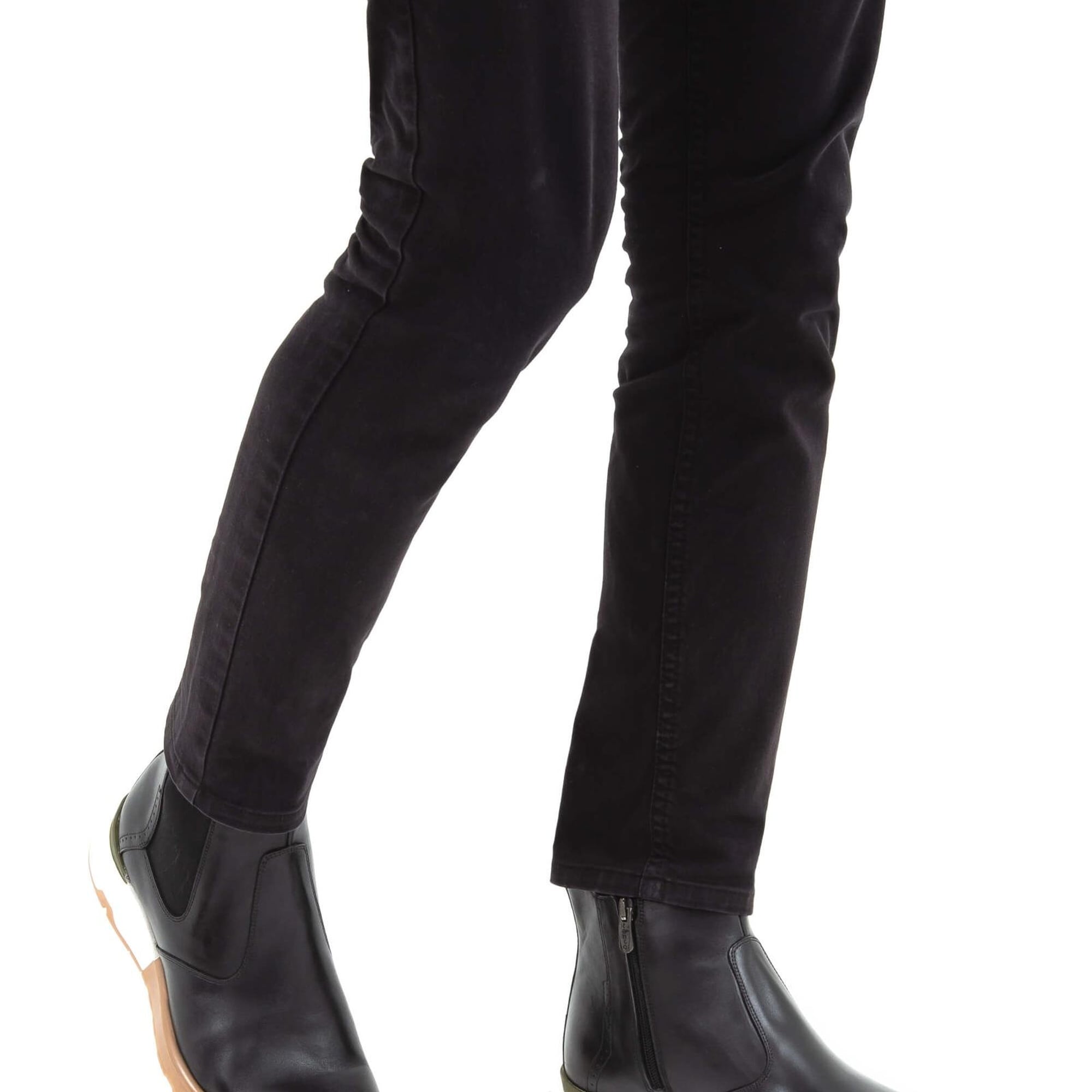 Tamer Tanca Erkek Hakiki Deri Siyah Antik Chelsea Bot