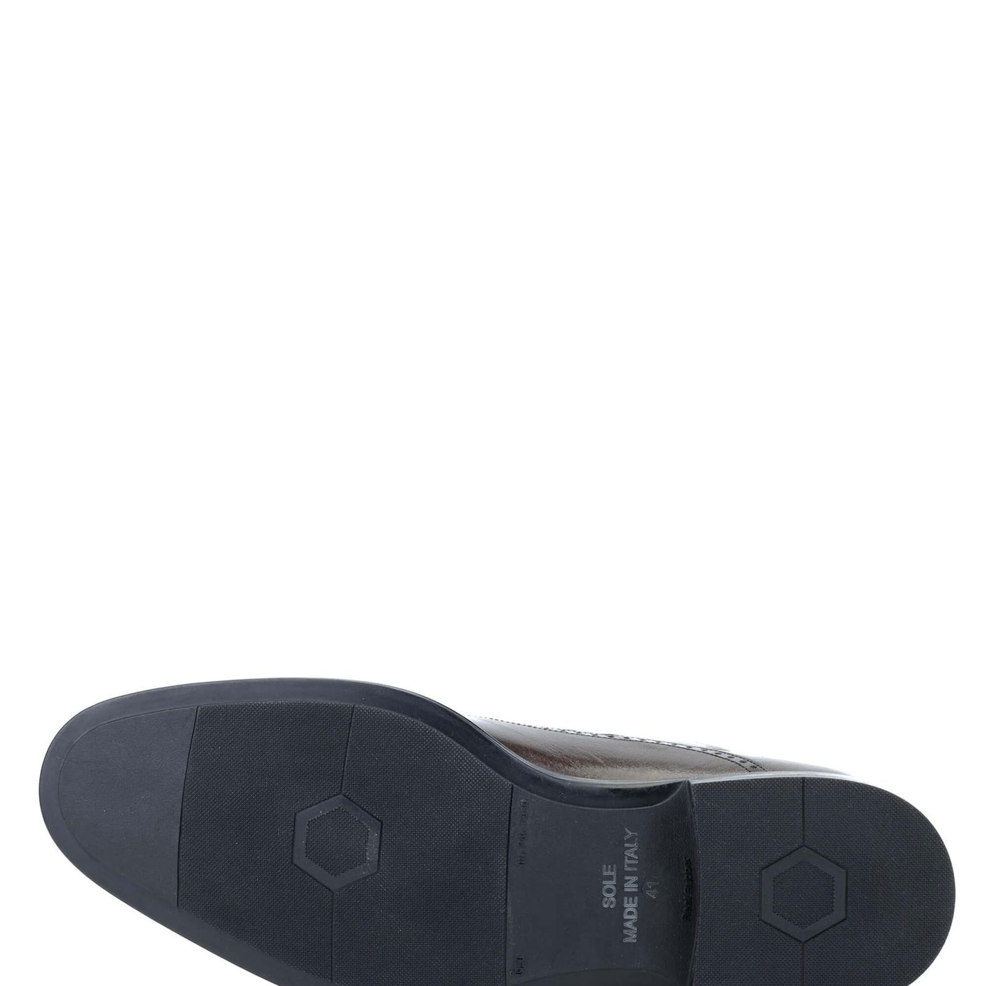 Tamer Tanca Erkek Hakiki Deri Kahverengi Klasik Ayakkabı