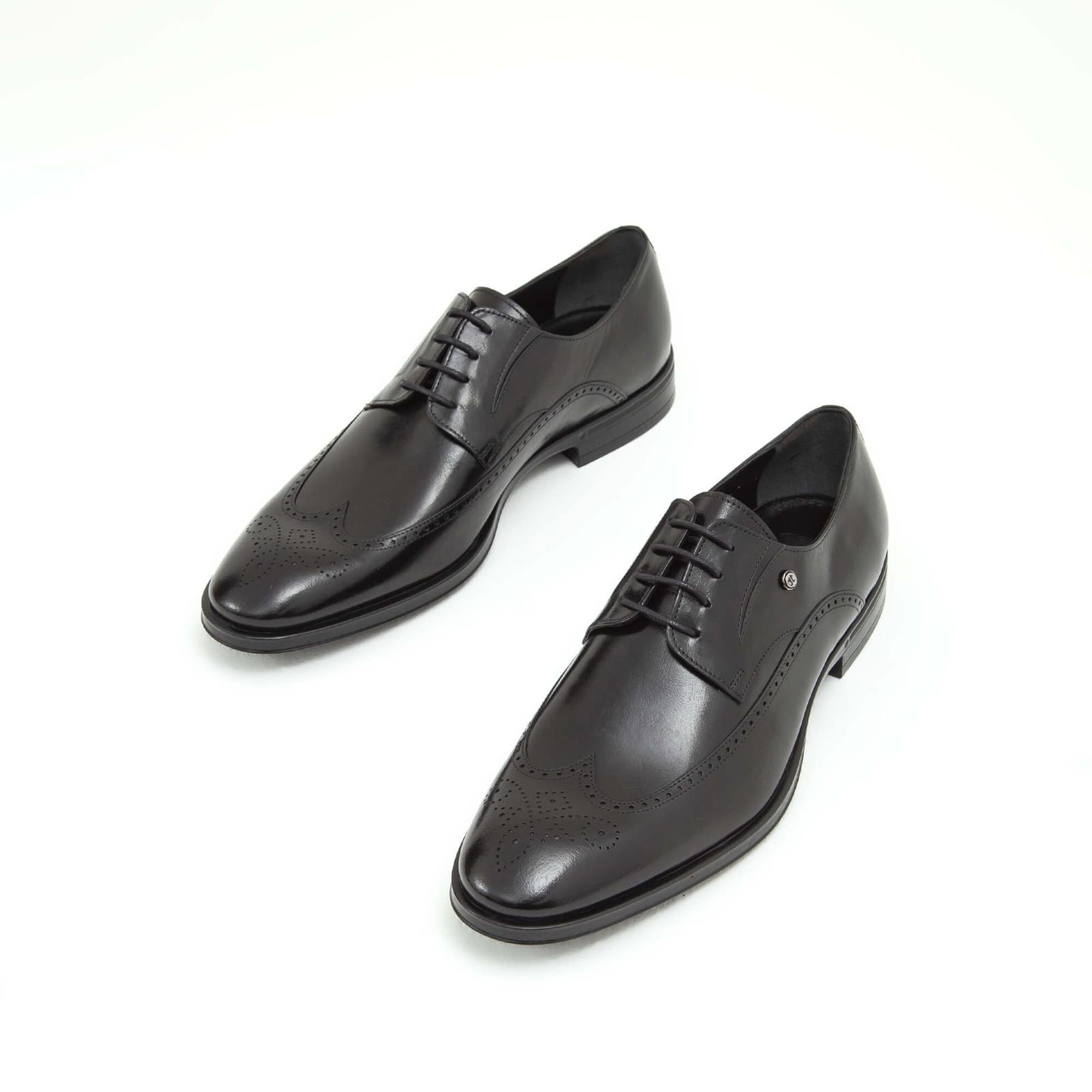 Tamer Tanca Erkek Hakiki Deri Siyah Klasik Ayakkabı