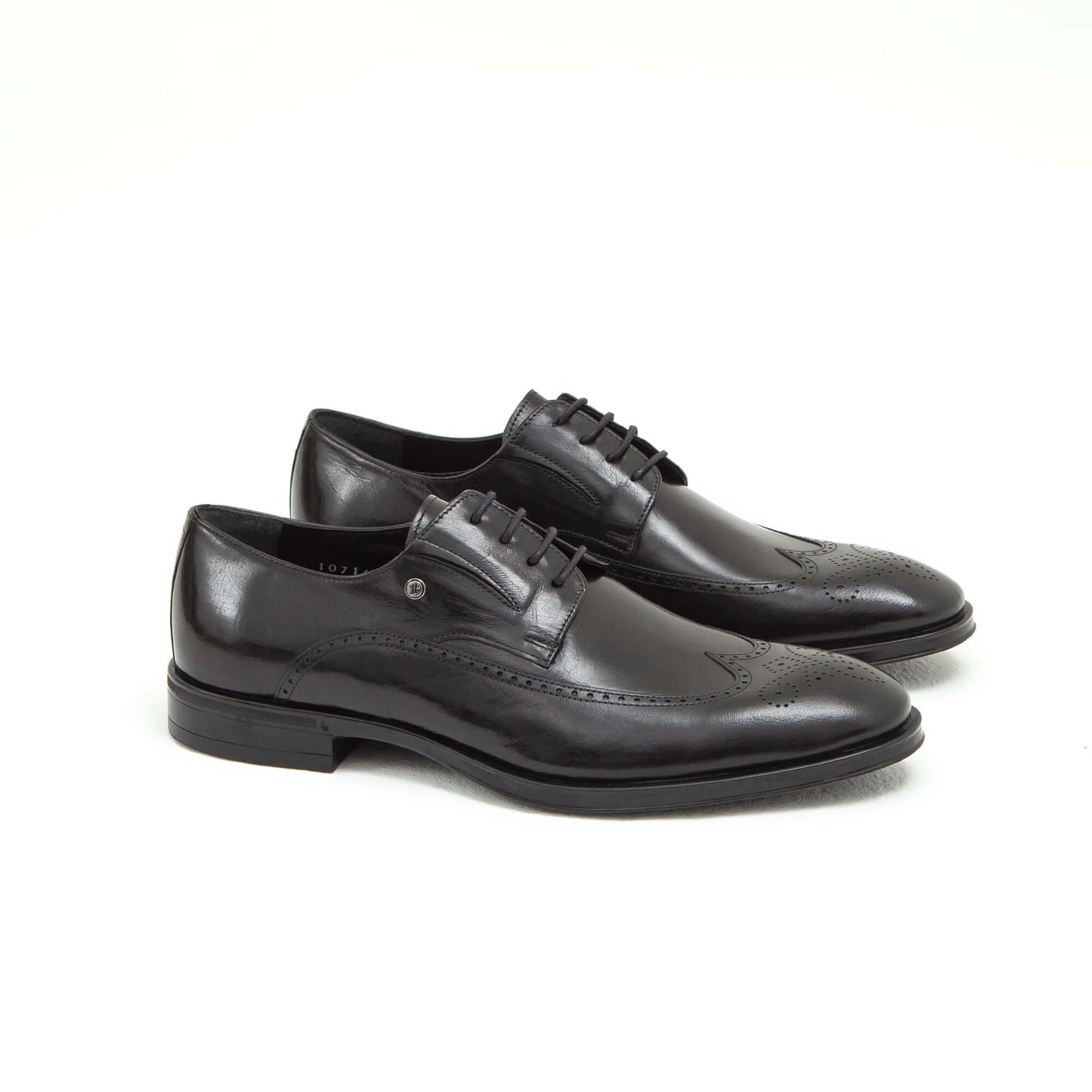 Tamer Tanca Erkek Hakiki Deri Siyah Klasik Ayakkabı