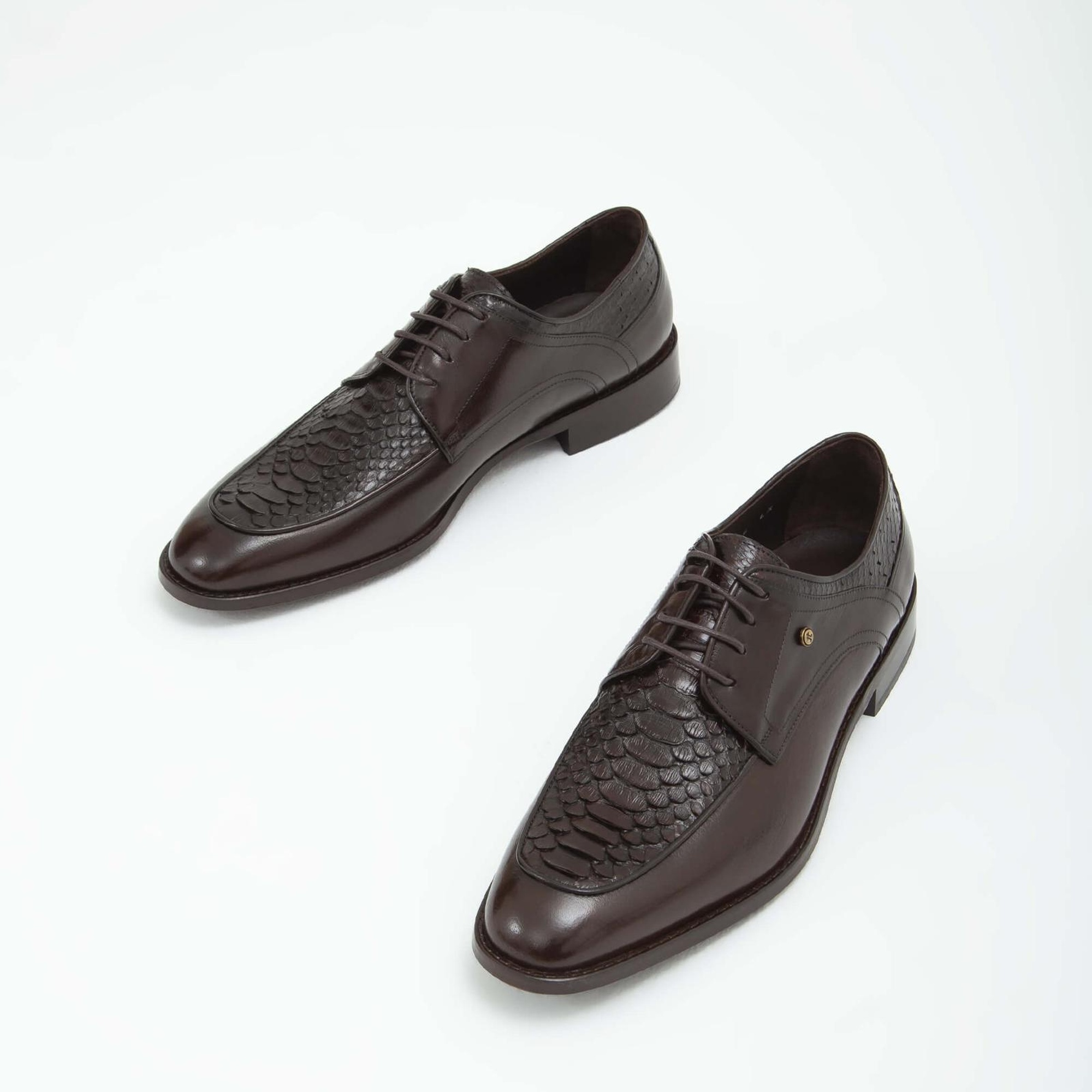 Tamer Tanca Erkek Hakiki Deri Kahverengi Klasik Ayakkabı