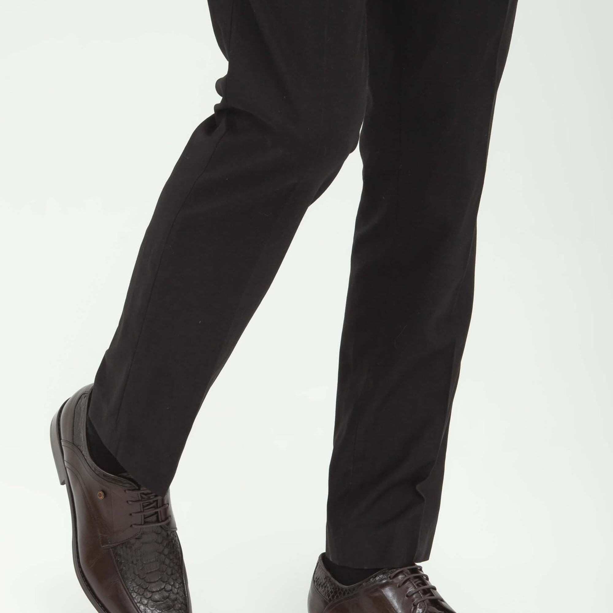 Tamer Tanca Erkek Hakiki Deri Kahverengi Klasik Ayakkabı