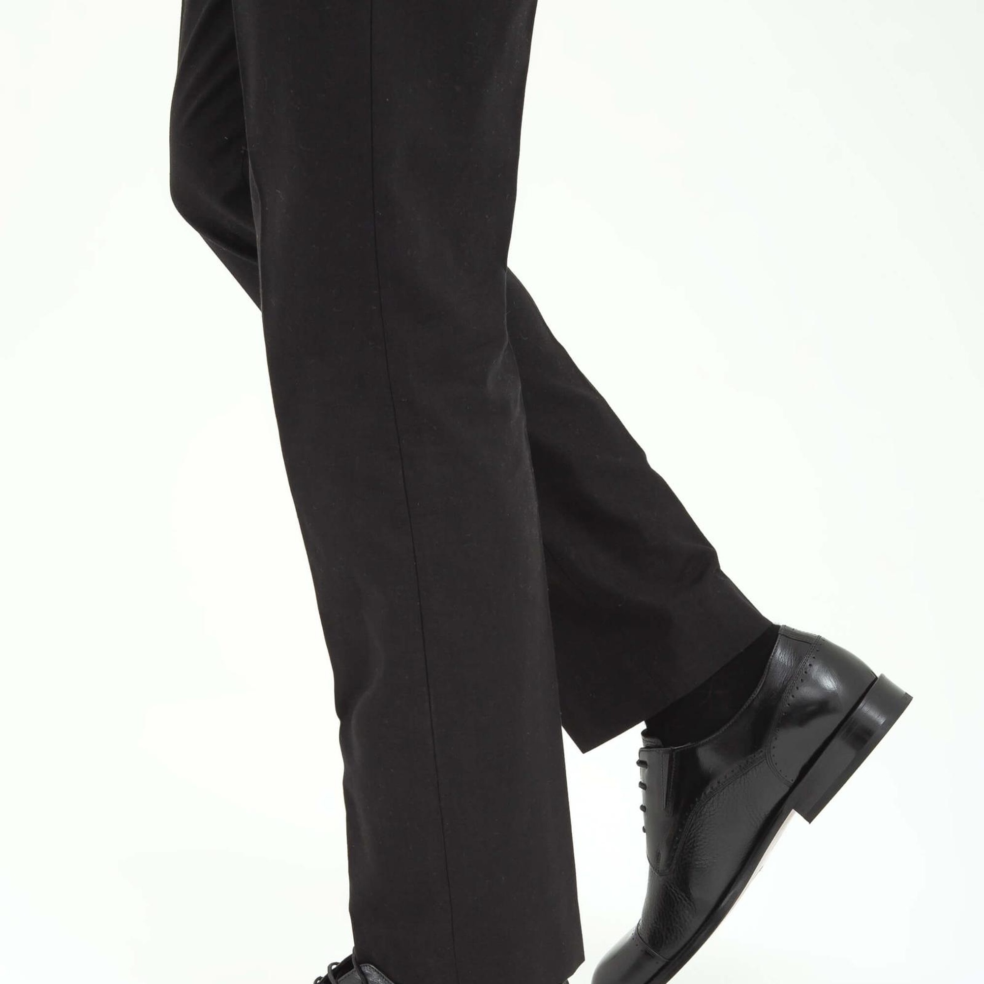 Tamer Tanca Erkek Hakiki Deri Siyah Klasik Ayakkabı