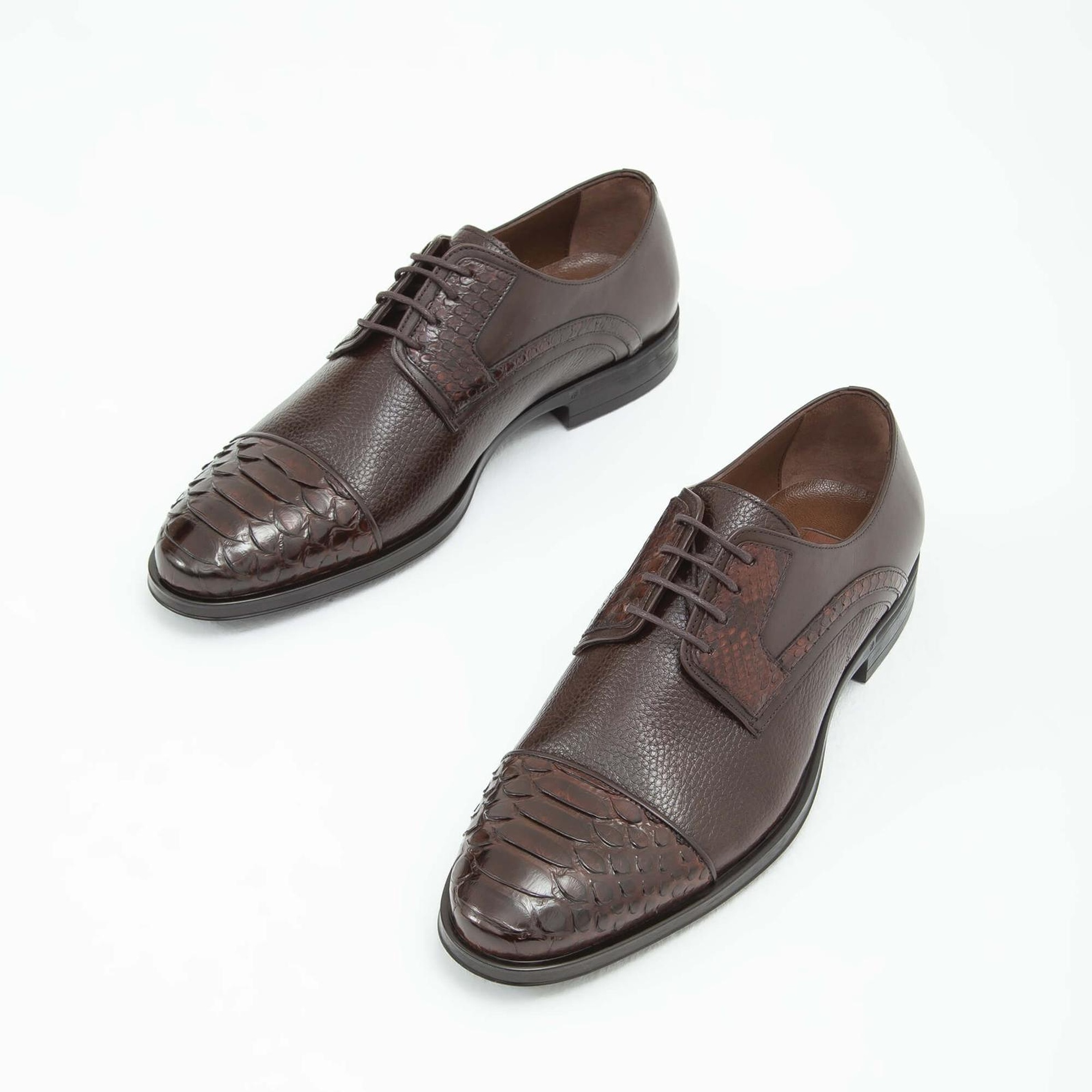 Tamer Tanca Erkek Hakiki Deri Kahverengi Klasik Ayakkabı