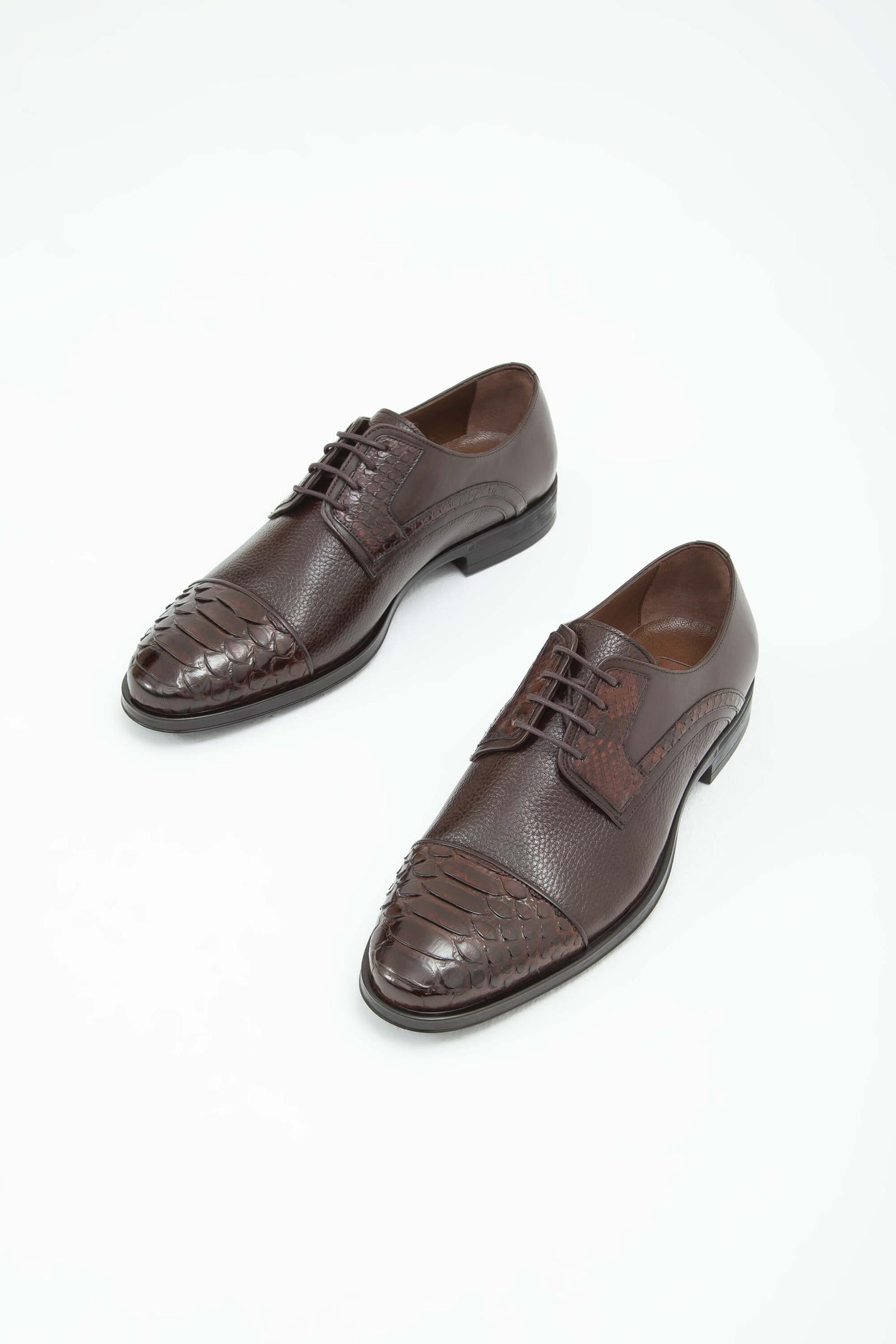  Tamer Tanca Erkek Hakiki Deri Kahverengi Klasik Ayakkabı