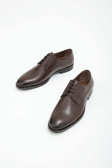  Tamer Tanca Erkek Hakiki Deri Kahverengi Klasik Ayakkabı