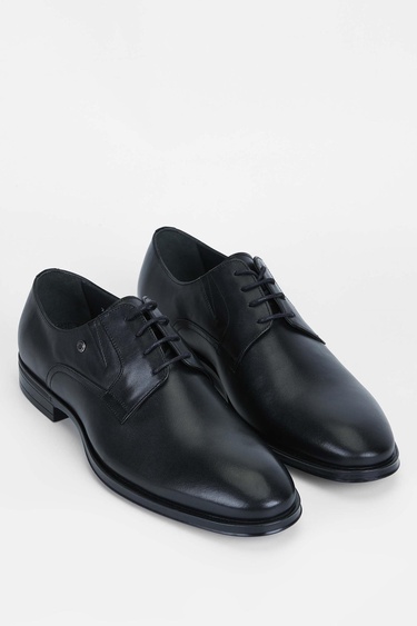  Tamer Tanca Erkek Hakiki Deri Siyah Analin Klasik Ayakkabı