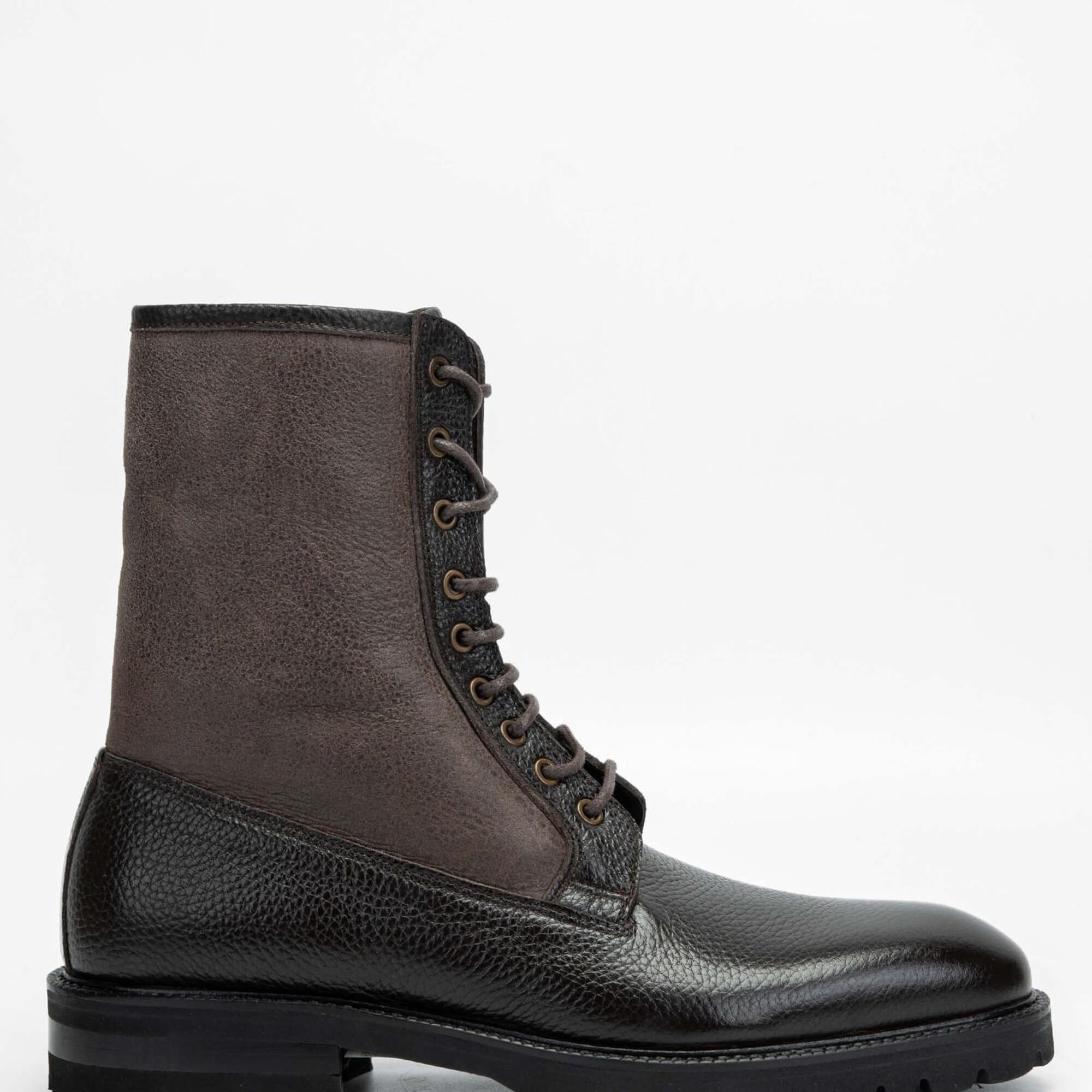 Tamer Tanca Erkek Hakiki Deri Kahverengi POSTAL Bot