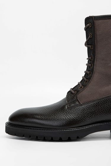  Tamer Tanca Erkek Hakiki Deri Kahverengi POSTAL Bot