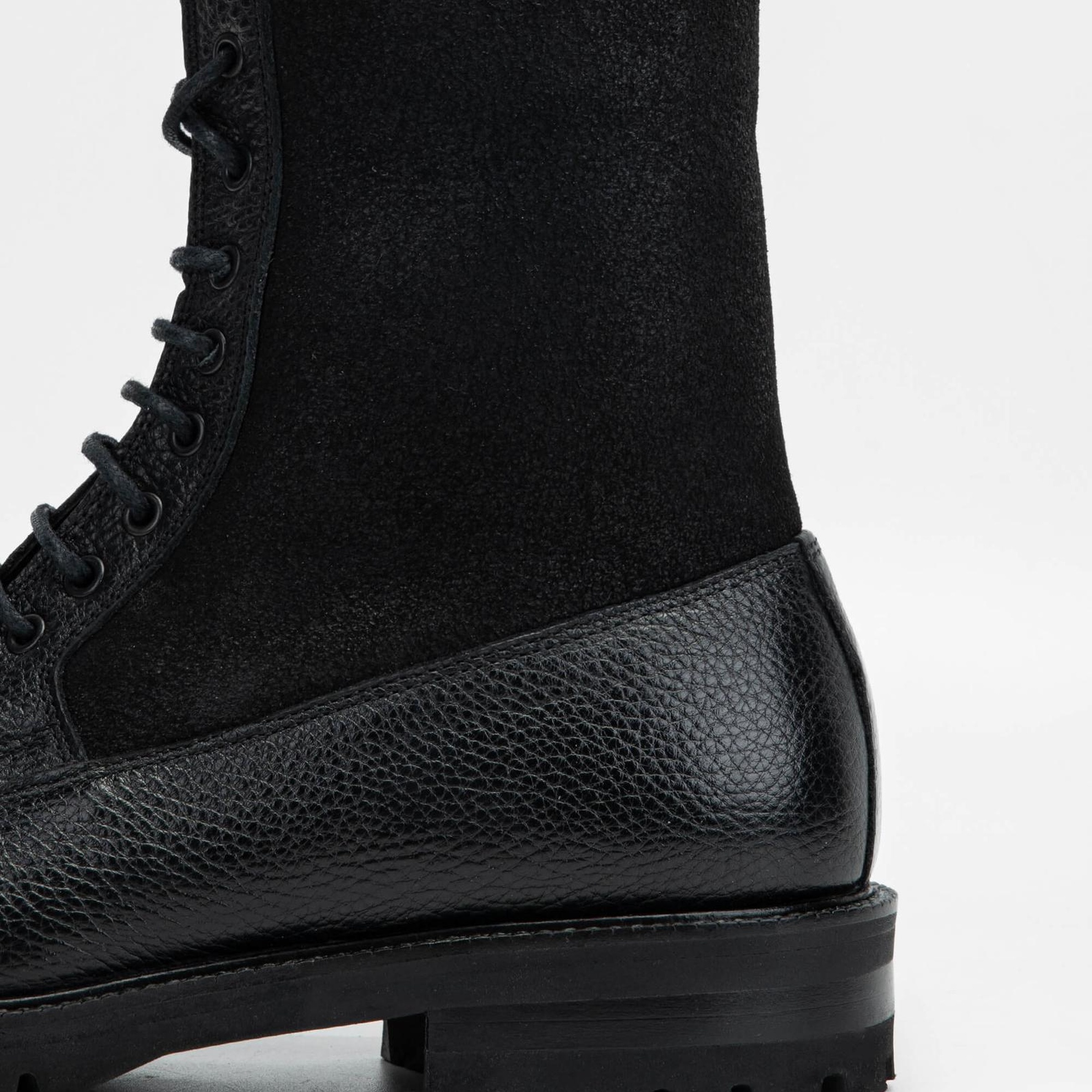 Tamer Tanca Erkek Hakiki Deri Siyah POSTAL Bot