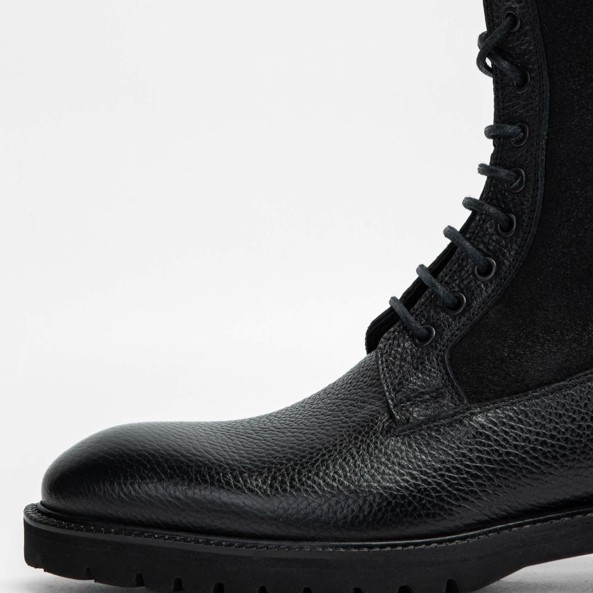 Tamer Tanca Erkek Hakiki Deri Siyah POSTAL Bot