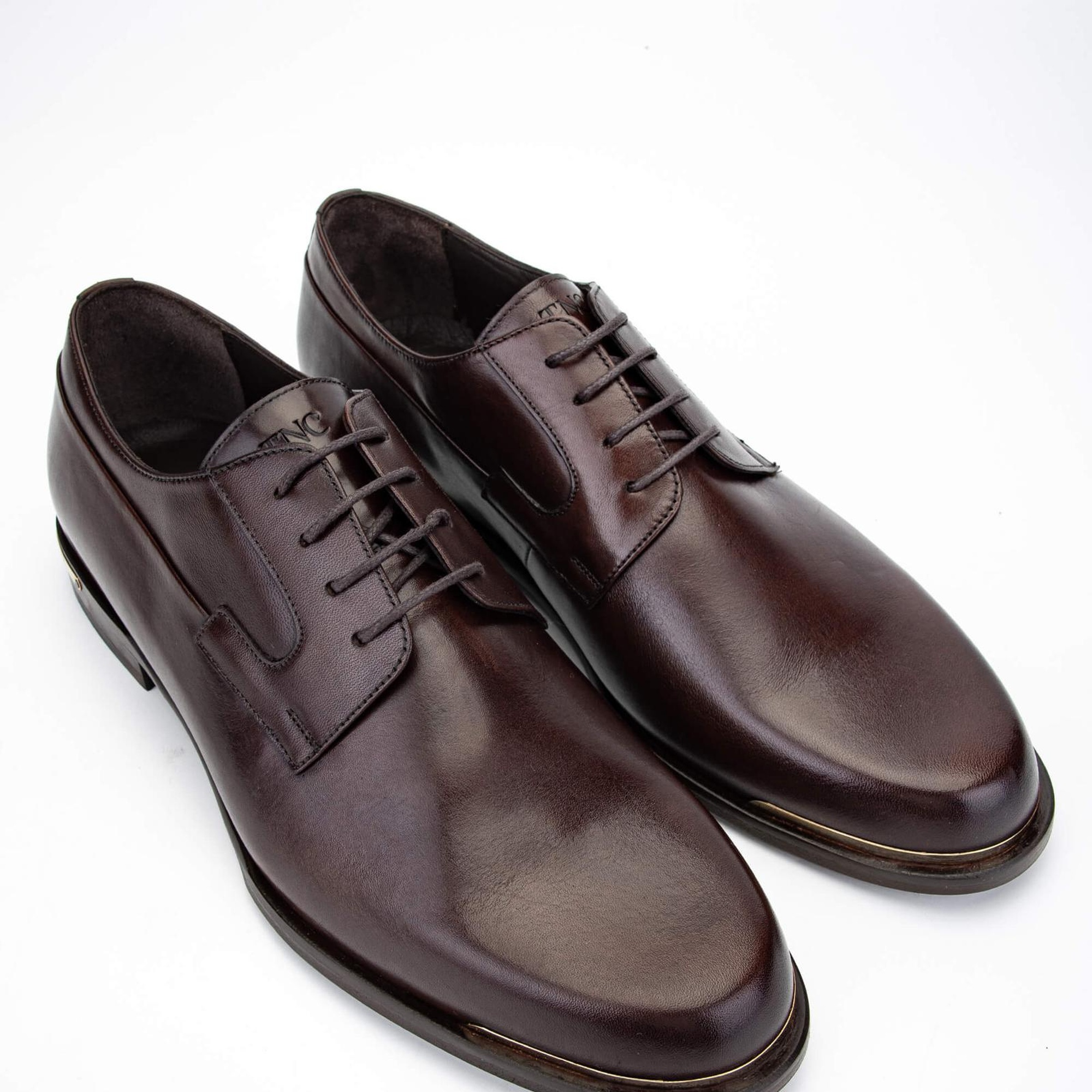 Tamer Tanca Erkek Hakiki Deri Kahverengi Deri Klasik Ayakkabı