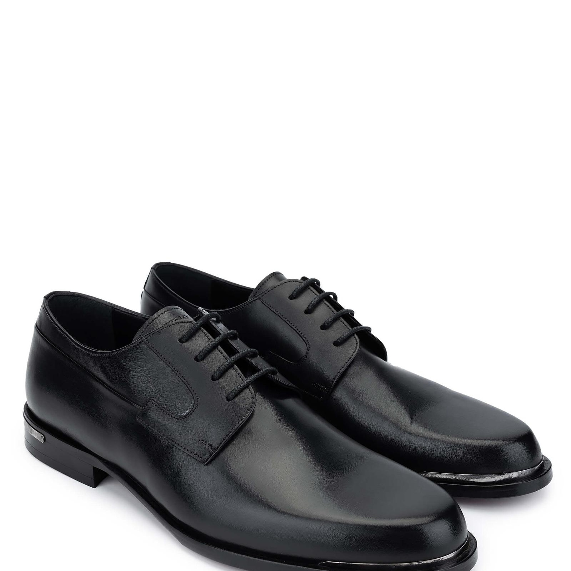 Tamer Tanca Erkek Hakiki Deri Siyah Deri Klasik Ayakkabı