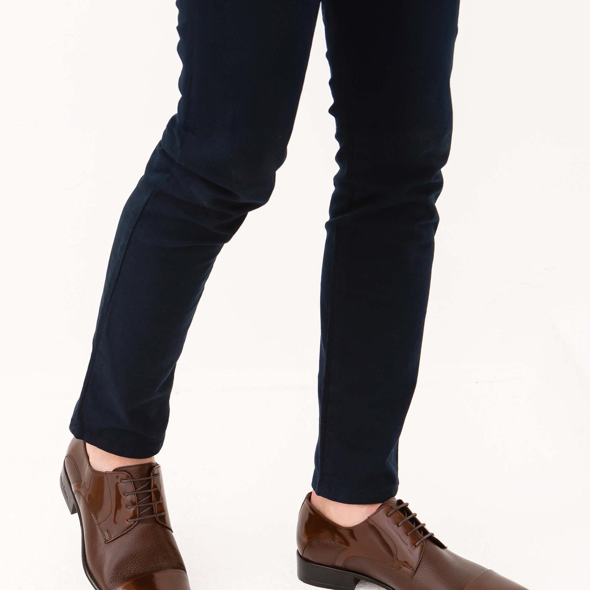 Tamer Tanca Erkek Hakiki Deri Kahverengi Klasik Ayakkabı