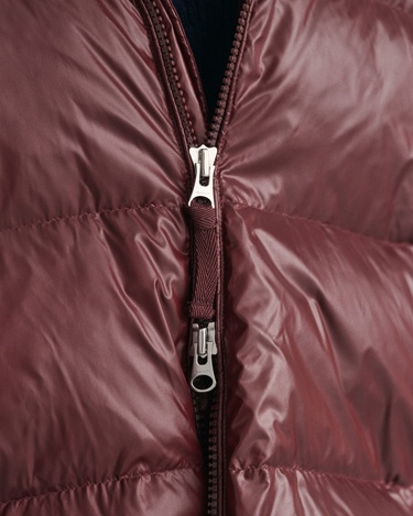  GANT Erkek Bordo Kapüşonlu Kaz Tüyü Mont