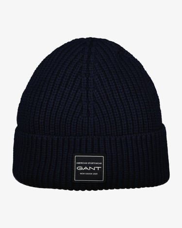  GANT Unisex Lacivert Logolu Bere