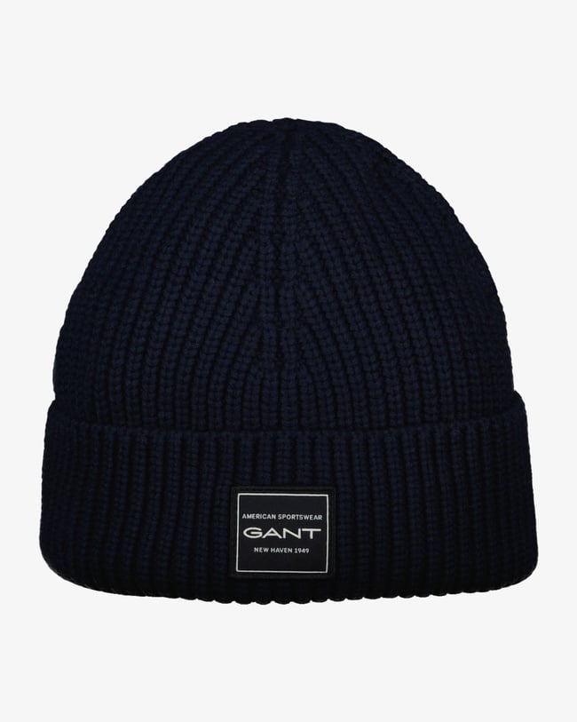  GANT Unisex Lacivert Logolu Bere