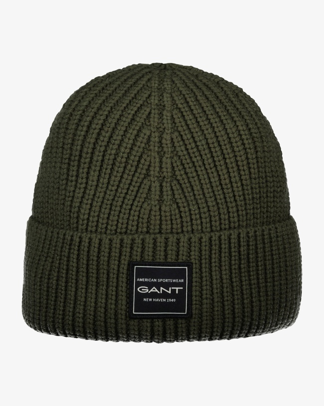  GANT Unisex Yeşil Logolu Bere