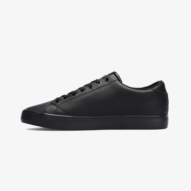  Tommy Hilfiger Core Low Leather Erkek Siyah Sneaker