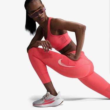  Nike Fast Dri-Fit Kadın Turuncu Tayt