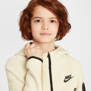  Nike Sportswear Tech Fleece Çocuk Bej Sweatshirt