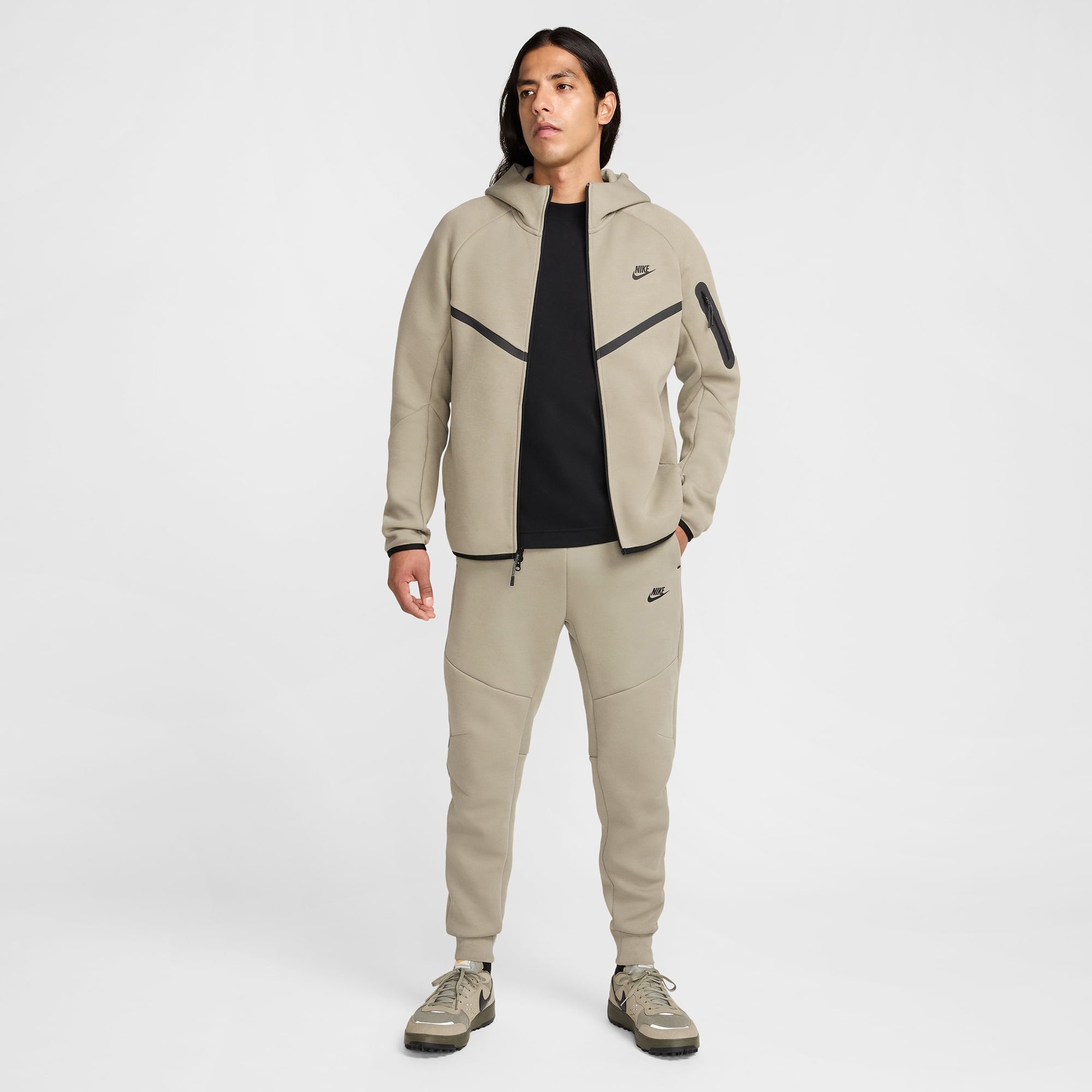 Nike Tech Fleece Erkek Yeşil Eşofman Üstü