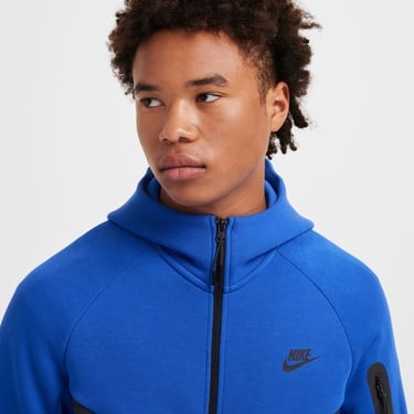  Nike Tech Fleece Erkek Mavi Eşofman Üstü