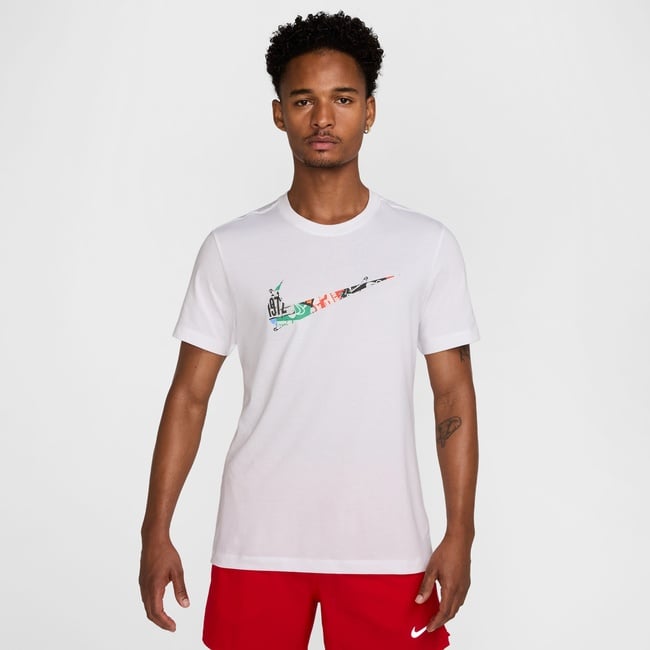  Nike Dri-Fit Energy Erkek Beyaz T-Shirt